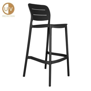 ZURICH ΣΚΑΜΠΟ BAR ΜΑΥΡΟ 50x48.5x103.5cm