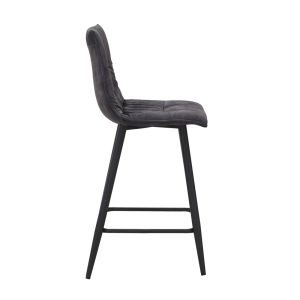 LINEA ΣΚΑΜΠΟ BAR ΑΝΘΡΑΚΙ 42x51x94cm