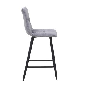 LINEA ΣΚΑΜΠΟ BAR ΓΚΡΙ SILVER 42x51x94cm