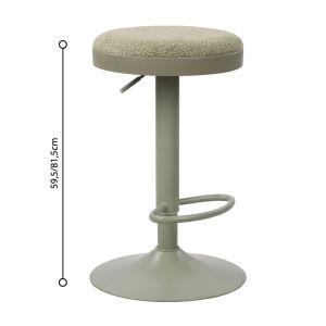 LOLLI ΣΚΑΜΠΟ BAR ΜΕΝΤΑ 38.5x38.5x59.5cm