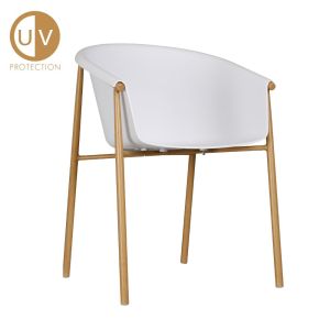 CARINA ΚΑΡΕΚΛΑ ΛΕΥΚΟ 59x57x80cm