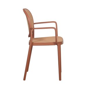 RATTI/P ΚΑΡΕΚΛΑ TERRACOTTA ΦΥΣΙΚΟ 57x51x84cm