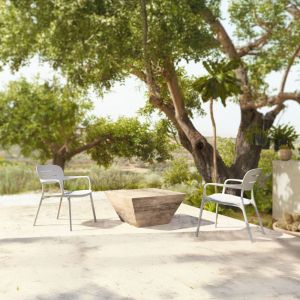 ZURICH ΠΟΛΥΘΡΟΝΑ ΛΕΥΚΟ 65x65x76cm