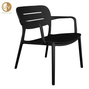 ZURICH ΠΟΛΥΘΡΟΝΑ ΜΑΥΡΟ 65x65x76cm