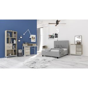 NAK ΓΡΑΦΕΙΟ 2ΣΥΡΤΑΡΙΑ SONOMA ΜΕ PATTERN 100x50x88.5cm