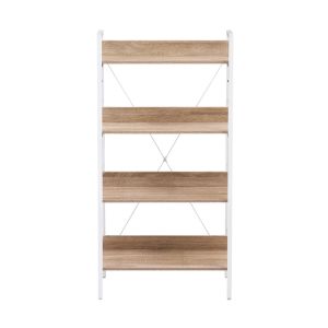 ONE STEP UP ΒΙΒΛΙΟΘΗΚΗ 4ΡΑΦΙΑ SONOMA ΛΕΥΚΟ 60x35x117cm
