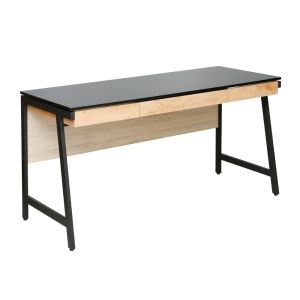 NEST ΓΡΑΦΕΙΟ ΜΑΥΡΟ ΦΥΣΙΚΟ 140x58x75cm