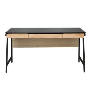 NEST ΓΡΑΦΕΙΟ ΜΑΥΡΟ ΦΥΣΙΚΟ 140x58x75cm