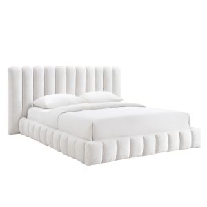 SAVAGIAR ΚΡΕΒΑΤΙ (ΓΙΑ ΣΤΡΩΜΑ 160x200cm) CREAM 210.5x220.5x109.7cm