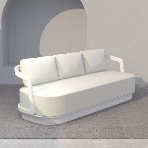 TORRE ΣΑΛΟΝΙ SET 1+2+2 OFF WHITE 198x81x66cm