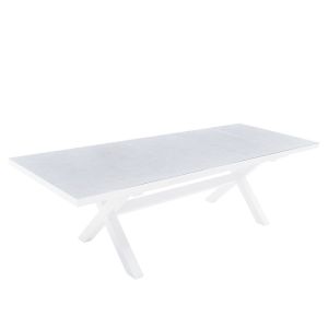 SORPRESA ΤΡΑΠΕΖΙ ΕΠΕΚΤΕΙΝΟΜΕΝΟ-Η ΓΚΡΙ LATTE ΛΕΥΚΟ 202x101x77cm