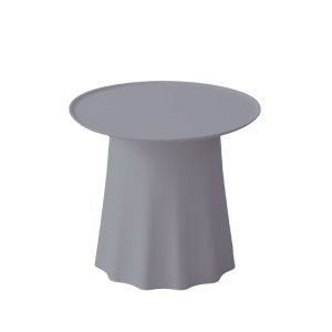 VOLANT SIDE TABLE ΓΚΡΙ ΑΝΟΙΧΤΟ 50x50x45cm