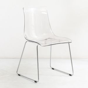 ELUCIA ΚΑΡΕΚΛΑ ΔΙΑΦΑΝΟ 53x52.2x80.5cm