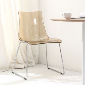 ELUCIA ΚΑΡΕΚΛΑ ΔΙΑΦΑΝΟ ΚΑΦΕ 53x52.2x80.5cm