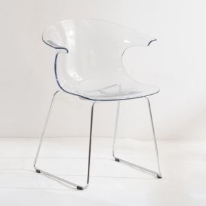 CHIARA LUX ΚΑΡΕΚΛΑ ΔΙΑΦΑΝΟ 61.2x53.3x80cm