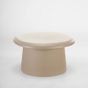 RIVVA COFFEE TABLE SAND BEIGE 70x70x39cm