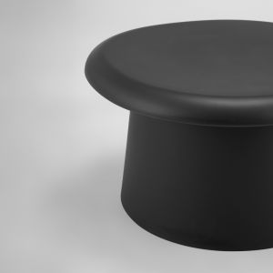 RIVVA COFFEE TABLE ΜΑΥΡΟ 70x70x39cm