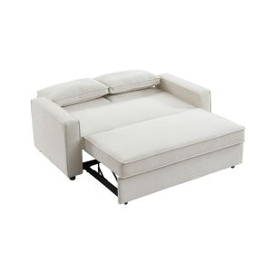 CUBO ΚΑΝΑΠΕΣ ΚΡΕΒΑΤΙ 3ΘΕΣΙΟΣ OFF WHITE 172x90x89cm