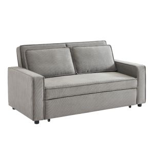 CUBO ΚΑΝΑΠΕΣ ΚΡΕΒΑΤΙ 3ΘΕΣΙΟΣ ΓΚΡΙ 172x90x89cm