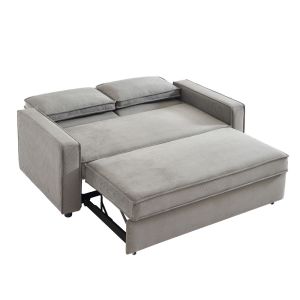 CUBO ΚΑΝΑΠΕΣ ΚΡΕΒΑΤΙ 3ΘΕΣΙΟΣ ΓΚΡΙ 172x90x89cm