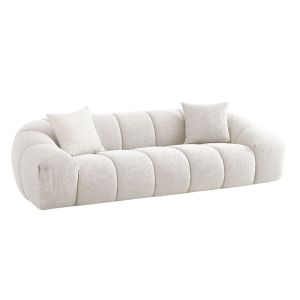 BOSSANOVA ΚΑΝΑΠΕΣ 3ΘΕΣΙΟΣ OFF WHITE 255x115x71cm