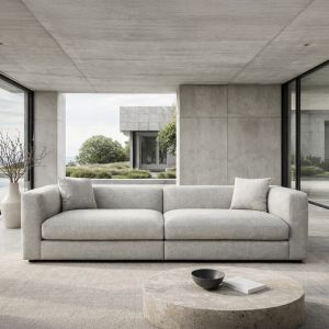 ALBA ΚΑΝΑΠΕΣ 3ΘΕΣΙΟΣ OFF WHITE 256x88x70cm
