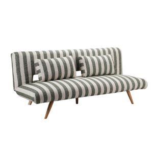 LA SPEZIA ΚΑΝΑΠΕΣ ΚΡΕΒΑΤΙ 3ΘΕΣΙΟΣ OFF WHITE ΛΑΔΙ 188x81x88cm