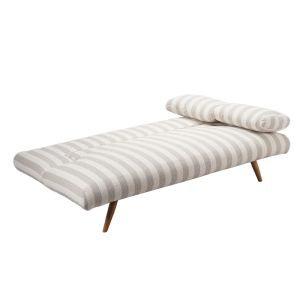 LA SPEZIA ΚΑΝΑΠΕΣ ΚΡΕΒΑΤΙ 3ΘΕΣΙΟΣ OFF WHITE BEIGE 188x81x88cm