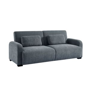 NUBO ΚΑΝΑΠΕΣ ΚΡΕΒΑΤΙ 3ΘΕΣΙΟΣ ΓΚΡΙ 213x93x86cm