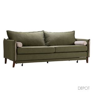 COMMODO ΚΑΝΑΠΕΣ ΚΡΕΒΑΤΙ 3ΘΕΣΙΟΣ ΛΑΔΙ NEVE 39 ΓΚΡΙ NEVE 80 230x81x88cm