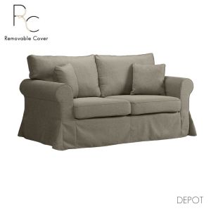 ASHLEY ΚΑΝΑΠΕΣ 2ΘΕΣΙΟΣ ΜΕ ΑΠΟΣΥΡΟΜΕΝΟ ΚΑΦΕ ΑΝΟΙΧΤΟ TWIST 03 173x85x95cm