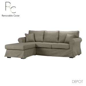 ASHLEY ΚΑΝΑΠΕΣ ΓΩΝΙΑ ΑΡΙΣΤΕΡΗ ΜΕ ΑΠΟΣΥΡΟΜΕΝΟ ΚΑΦΕ ΑΝΟΙΧΤΟ TWIST 03 236x171x91cm