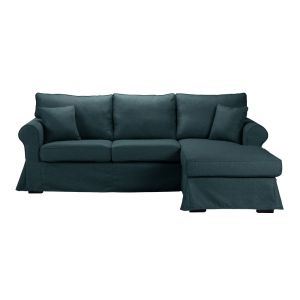 ASHLEY ΚΑΝΑΠΕΣ ΓΩΝΙΑ ΔΕΞΙΑ ΜΕ ΑΠΟΣΥΡΟΜΕΝΟ ΜΠΛΕ TWIST 13 236x171x91cm