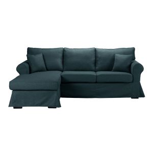 ASHLEY ΚΑΝΑΠΕΣ ΓΩΝΙΑ ΑΡΙΣΤΕΡΗ ΜΕ ΑΠΟΣΥΡΟΜΕΝΟ ΜΠΛΕ TWIST 13 236x171x91cm