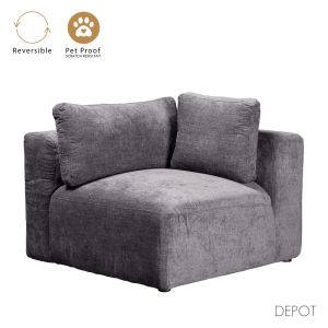 BOX ΠΟΛΥΘΡΟΝΑ ΜΕ ΜΠΡΑΤΣΟ ΑΝΑΣΤΡΕΨΙΜΗ ΓΚΡΙ VOGUE 14 107x107x85cm