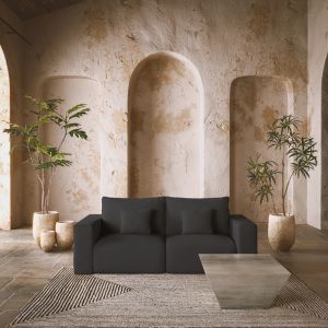 BOX ΠΟΛΥΘΡΟΝΑ ΜΕ ΜΠΡΑΤΣΟ ΑΝΑΣΤΡΕΨΙΜΗ ΑΝΘΡΑΚΙ VOGUE 17 107x107x85cm