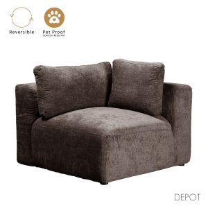 BOX ΠΟΛΥΘΡΟΝΑ ΜΕ ΜΠΡΑΤΣΟ ΑΝΑΣΤΡΕΨΙΜΗ ΚΑΦΕ VOGUE 5 107x107x85cm