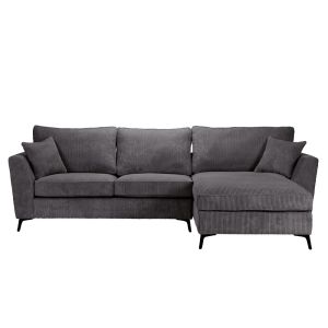 BOEL ΚΑΝΑΠΕΣ ΓΩΝΙΑ ΔΕΞΙΑ ΓΚΡΙ LINCOLN D 90 280x170x92cm