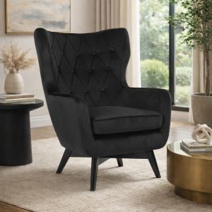 SALINA ΠΟΛΥΘΡΟΝΑ ΜΑΥΡΟ 75x83x103cm