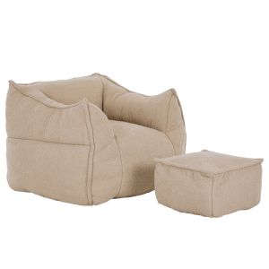 SPONGE ΠΟΛΥΘΡΟΝΑ SET BEIGE 95x102xH73cm