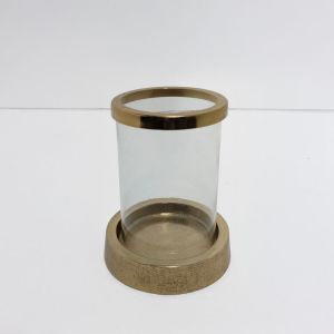 TITUL ΒΑΣΗ ΡΕΣΩ 14x14x18 ΑΛΟΥΜΙΝΙΟ ΧΡΥΣΟ ΓΥΑΛΙ