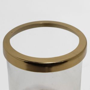 TITUL ΒΑΣΗ ΡΕΣΩ 14x14x18 ΑΛΟΥΜΙΝΙΟ ΧΡΥΣΟ ΓΥΑΛΙ