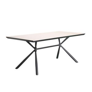 SAHARA ΤΡΑΠΕΖΙ BEIGE ΜΕ ΟΨΗ ΜΑΡΜΑΡΟΥ 180x90x76