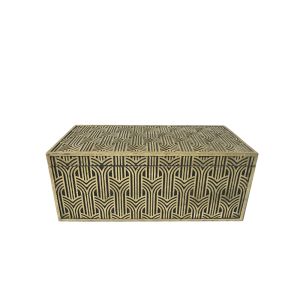 PRECIOUS ΚΟΥΤΙ ΑΠΟΘΗΚΕΥΣΗΣ 30x15x12 POLYRESIN ΧΡΥΣΟ ΜΑΥΡΟ