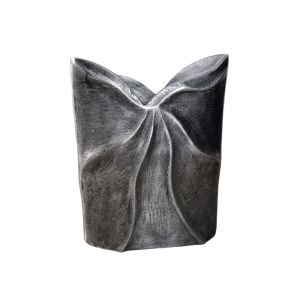 IWA 1 VASE 23x8x30 ALUMINIUM SILVER ANTIQUE