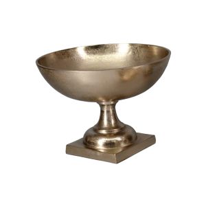 KALCI BOWL ON FOOT 31x31x23 ALUMINIUM GOLD