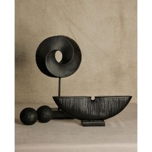 SOCH ΔΙΑΚΟΣΜΗΤΙΚΟ TOTEM 22x8x38 POLYRESIN ΜΑΥΡΟ