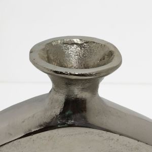ABSTRACT CIRCLE ΒΑΖΟ 26x4x31 ΑΛΟΥΜΙΝΙΟ SILVER NICKEL