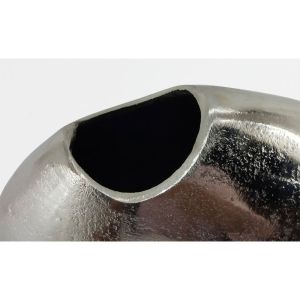 DOTO ΒΑΖΟ 16x8x18 ΑΛΟΥΜΙΝΙΟ SILVER NICKEL