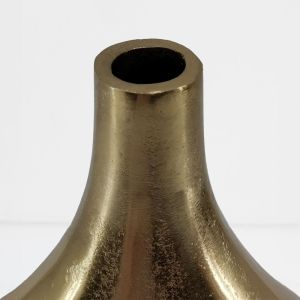 ADEL OVAL ΒΑΖΟ 28x7x35 ΑΛΟΥΜΙΝΙΟ ΧΡΥΣΟ